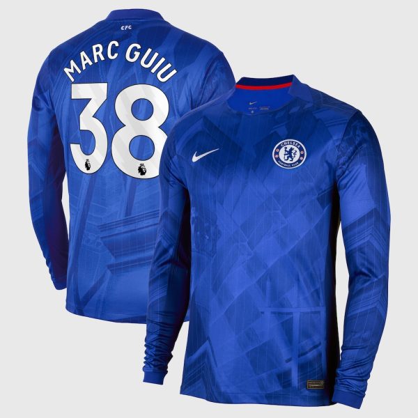 Chelsea Stores – Best Selection of chelsea nike home stadium long sleeve shirt 2025-26 with marc guiu 38 printing Chelsea Gear