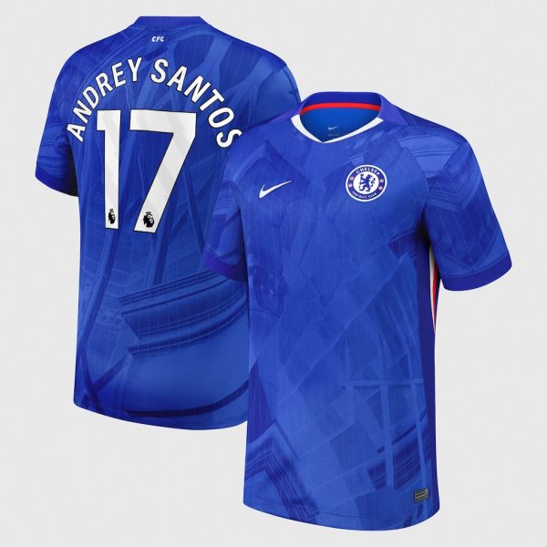 Chelsea Stores – Best Selection of chelsea nike home stadium shirt 2025-26 with andrey santos 17 printing Chelsea Gear