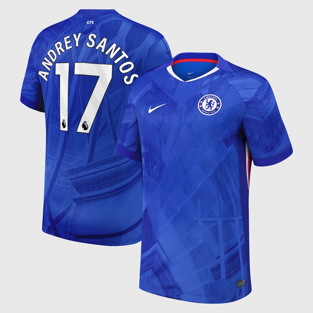 Chelsea Stores – Best Selection of chelsea nike home stadium shirt 2025-26 with andrey santos 17 printing Chelsea Gear