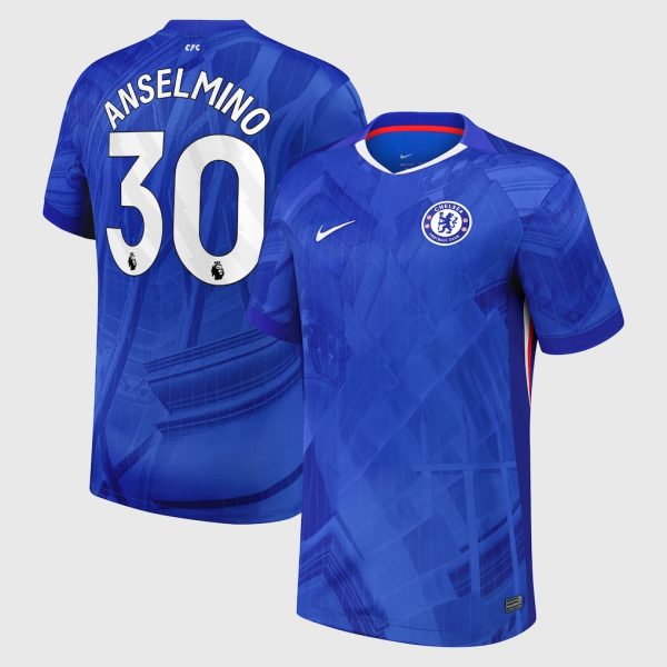 Chelsea Stores – Best Selection of chelsea nike home stadium shirt 2025-26 with anselmino 30 printing Chelsea Gear