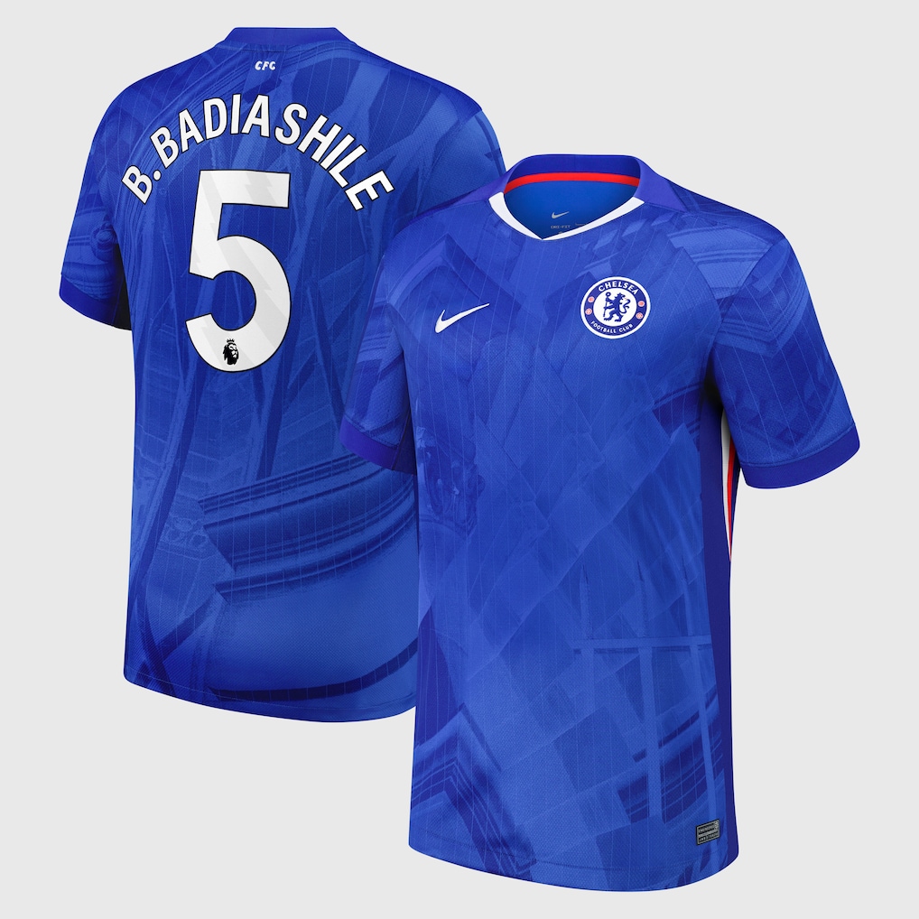 Chelsea Stores – Best Selection of chelsea nike home stadium shirt 2025-26 with b. badiashile 5 printing Chelsea Gear