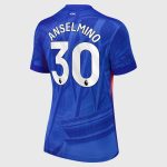 Chelsea Stores – Best Selection of chelsea nike home stadium shirt 2025-26 – womens with anselmino 30 printing Chelsea Gear