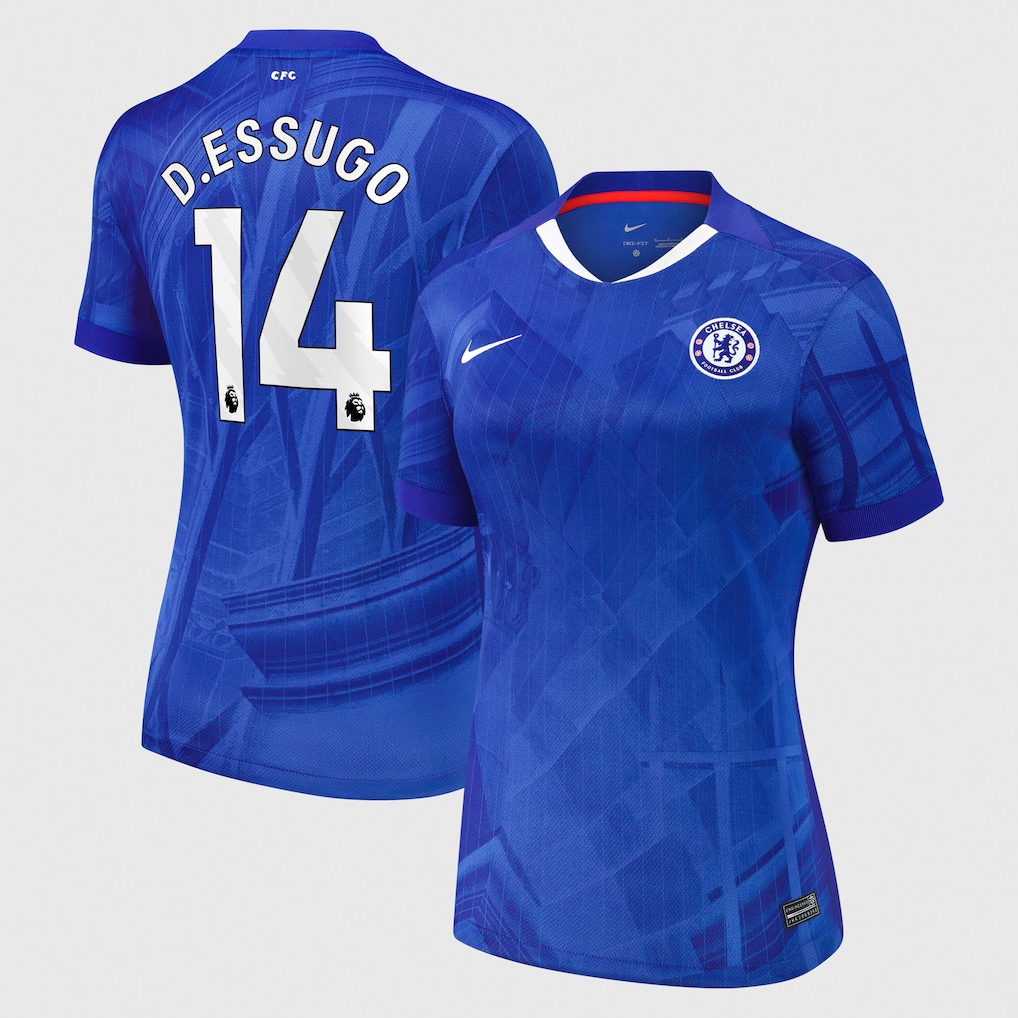 Chelsea Stores – Best Selection of chelsea nike home stadium shirt 2025-26 – womens with d.essugo 14 printing Chelsea Gear