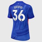Chelsea Stores – Best Selection of chelsea nike home stadium shirt 2025-26 – womens with deivid 36 printing Chelsea Gear