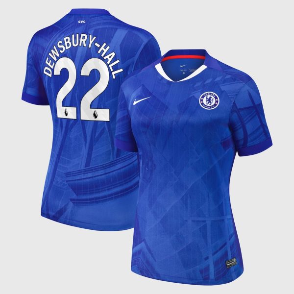 Chelsea Stores – Best Selection of chelsea nike home stadium shirt 2025-26 – womens with dewsbury-hall 22 printing Chelsea Gear