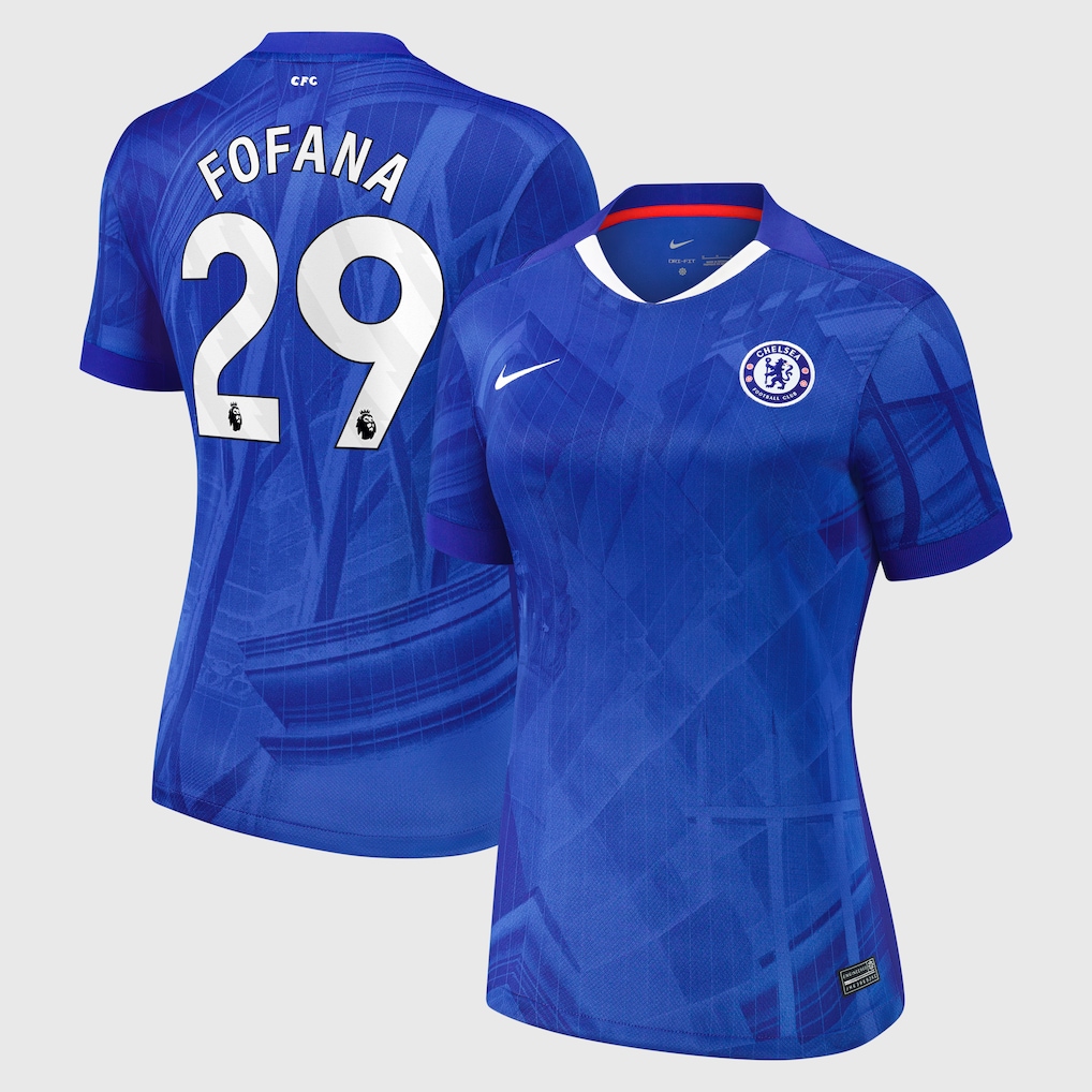 Chelsea Stores – Best Selection of chelsea nike home stadium shirt 2025-26 – womens with fofana 29 printing Chelsea Gear