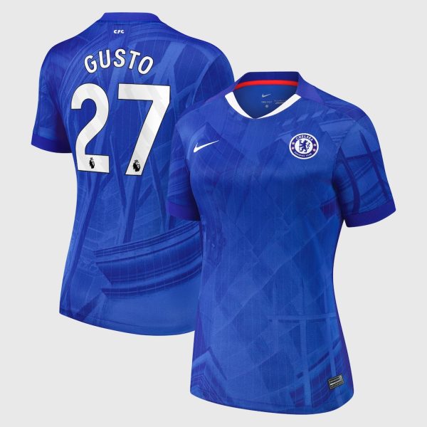 Chelsea Stores – Best Selection of chelsea nike home stadium shirt 2025-26 – womens with gusto 27 printing Chelsea Gear