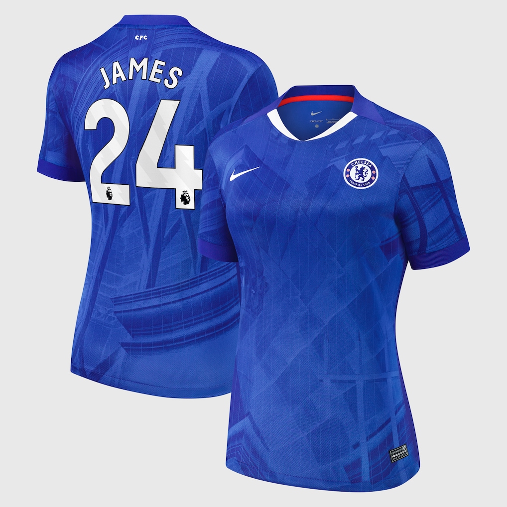 Chelsea Stores – Best Selection of chelsea nike home stadium shirt 2025-26 – womens with james 24 printing Chelsea Gear