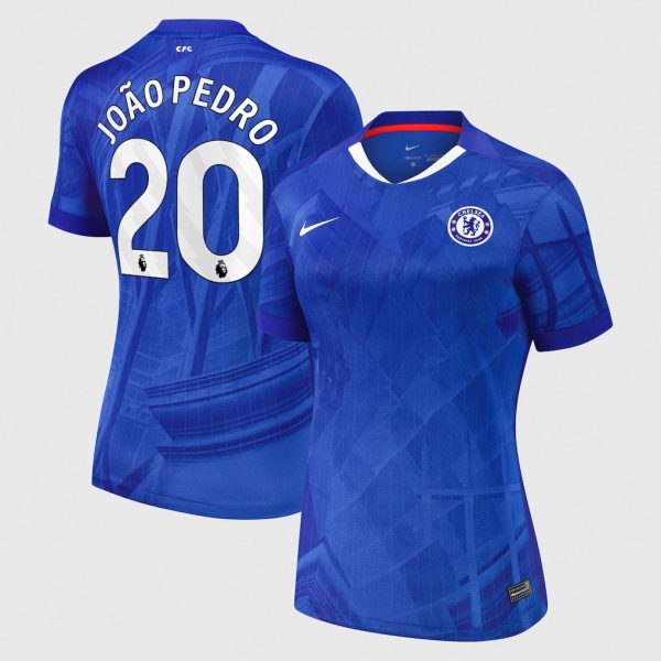 Chelsea Stores – Best Selection of chelsea nike home stadium shirt 2025-26 – womens with joão pedro 20 printing Chelsea Gear