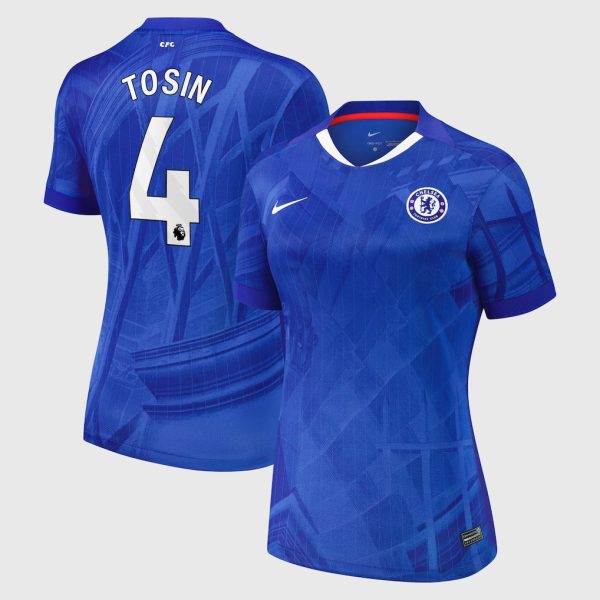 Chelsea Stores – Best Selection of chelsea nike home stadium shirt 2025-26 – womens with tosin 4 printing Chelsea Gear