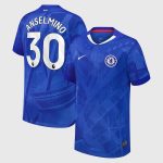 Chelsea Stores – Best Selection of chelsea nike home stadium shirt 2025-26 – youth with anselmino 30 printing Chelsea Gear