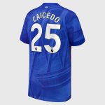 Chelsea Stores – Best Selection of chelsea nike home stadium shirt 2025-26 – youth with caicedo 25 printing Chelsea Gear