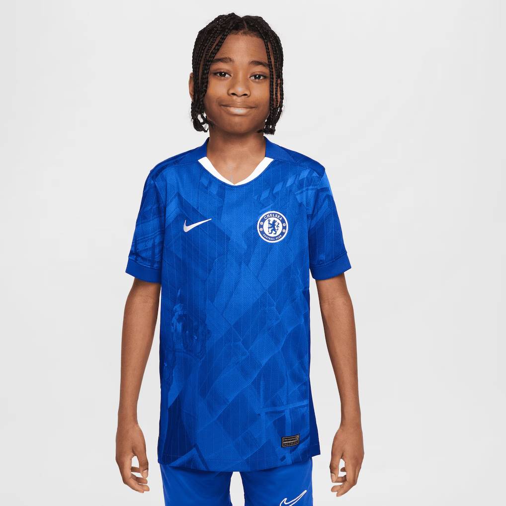 Chelsea Stores – Best Selection of chelsea nike home stadium shirt 2025-26 – youth with custom printing Chelsea Gear