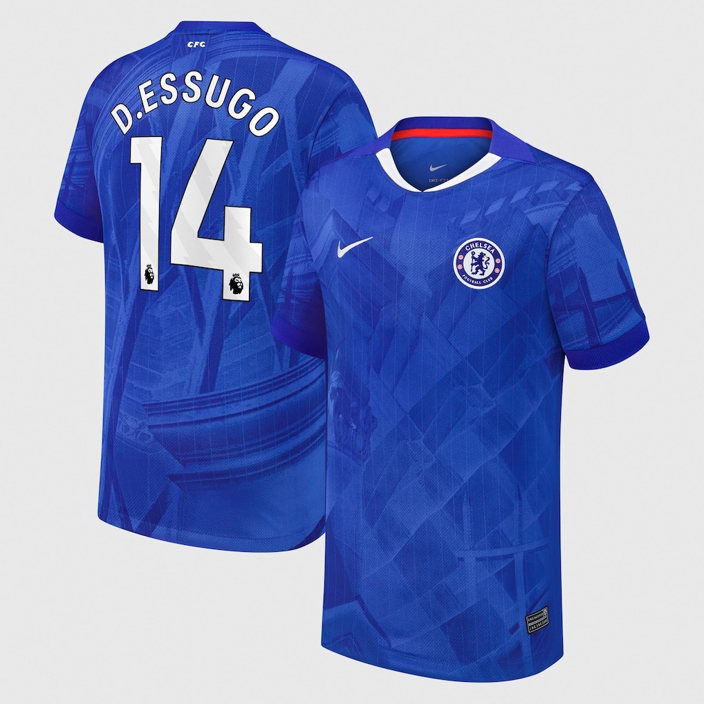 Chelsea Stores – Best Selection of chelsea nike home stadium shirt 2025-26 – youth with d.essugo 14 printing Chelsea Gear