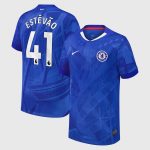 Chelsea Stores – Best Selection of chelsea nike home stadium shirt 2025-26 – youth with estêvão 41 printing Chelsea Gear