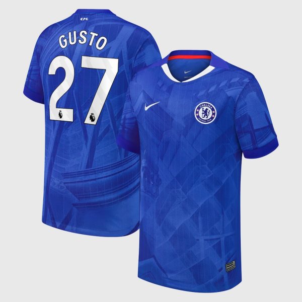 Chelsea Stores – Best Selection of chelsea nike home stadium shirt 2025-26 – youth with gusto 27 printing Chelsea Gear