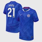 Chelsea Stores – Best Selection of chelsea nike home stadium shirt 2025-26 – youth with hato 21 printing Chelsea Gear