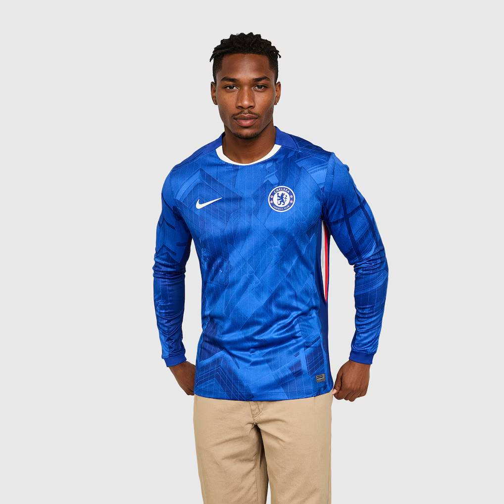 Chelsea Stores – Best Selection of chelsea nike stadium home long sleeve shirt 2025-26 with custom printing Chelsea Gear