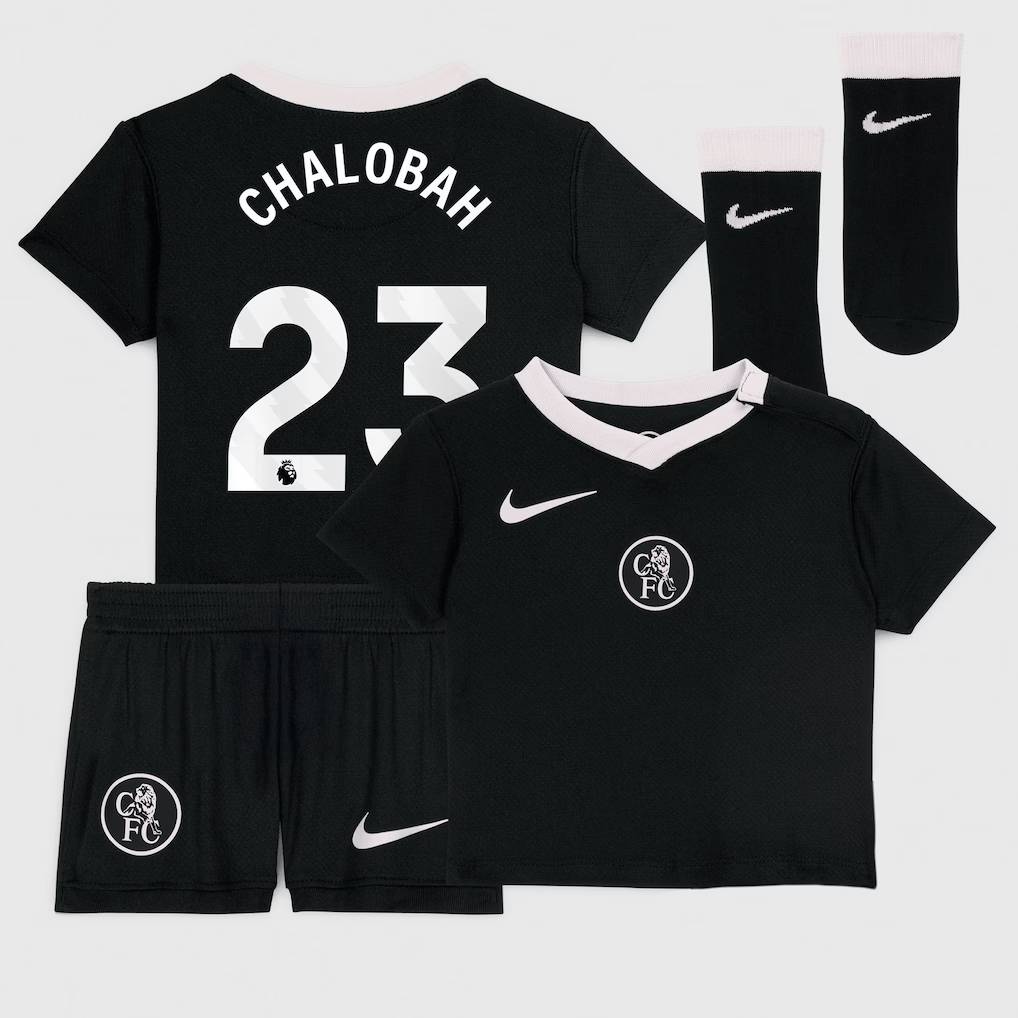 Chelsea Stores – Best Selection of chelsea nike third stadium kit 2025-26 – infants with chalobah 23 printing Chelsea Gear