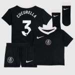 Chelsea Stores – Best Selection of chelsea nike third stadium kit 2025-26 – infants with cucurella 3 printing Chelsea Gear