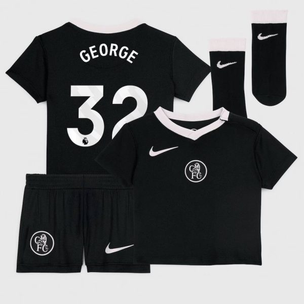 Chelsea Stores – Best Selection of chelsea nike third stadium kit 2025-26 – infants with george 32 printing Chelsea Gear