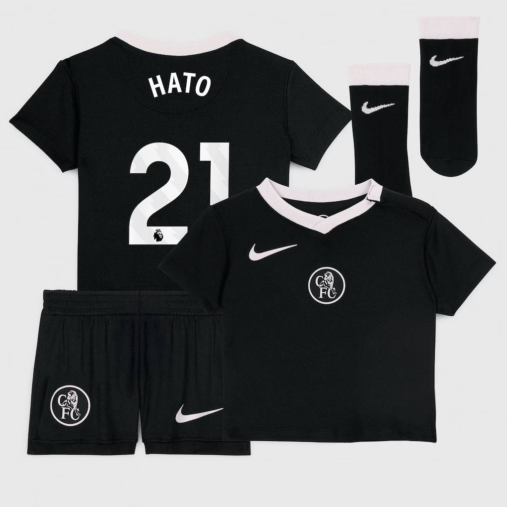 Chelsea Stores – Best Selection of chelsea nike third stadium kit 2025-26 – infants with hato 21 printing Chelsea Gear
