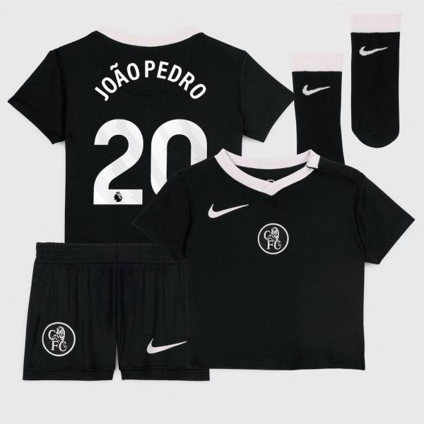 Chelsea Stores – Best Selection of chelsea nike third stadium kit 2025-26 – infants with joão pedro 20 printing Chelsea Gear