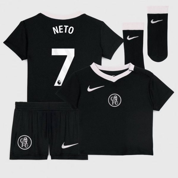Chelsea Stores – Best Selection of chelsea nike third stadium kit 2025-26 – infants with neto 7 printing Chelsea Gear