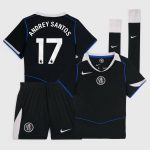 Chelsea Stores – Best Selection of chelsea nike third stadium mini kit 2025-26 – little youth with andrey santos 17 printing Chelsea Gear