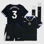 Chelsea Stores – Best Selection of chelsea nike third stadium mini kit 2025-26 – little youth with cucurella 3 printing Chelsea Gear