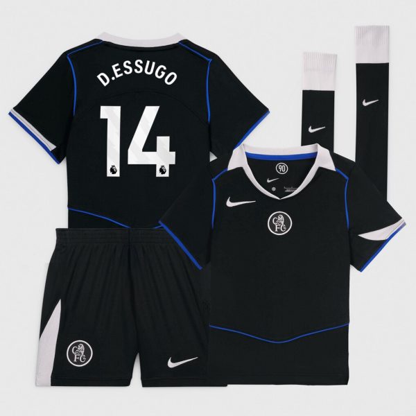 Chelsea Stores – Best Selection of chelsea nike third stadium mini kit 2025-26 – little youth with d.essugo 14 printing Chelsea Gear