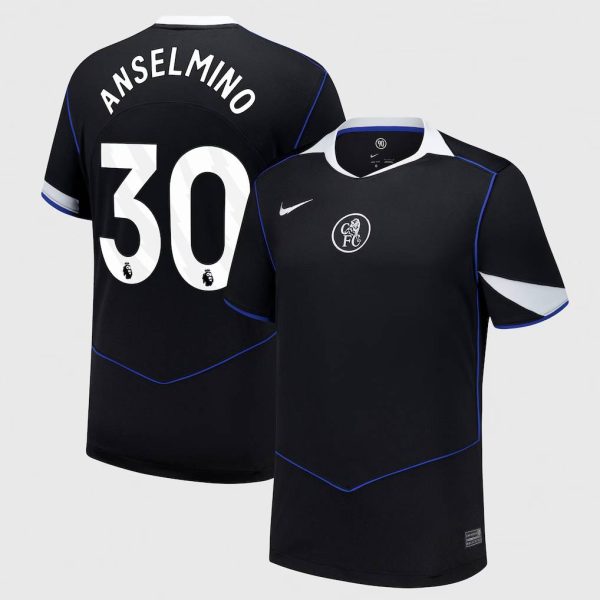 Chelsea Stores – Best Selection of chelsea nike third stadium shirt 2025-26 with anselmino 30 printing Chelsea Gear