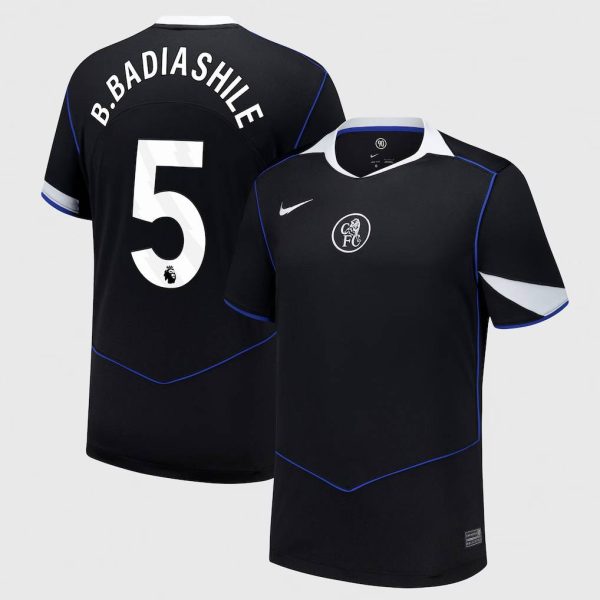 Chelsea Stores – Best Selection of chelsea nike third stadium shirt 2025-26 with b. badiashile 5 printing Chelsea Gear