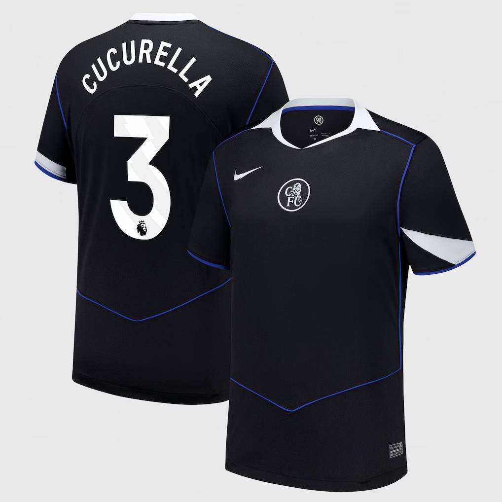 Chelsea Stores – Best Selection of chelsea nike third stadium shirt 2025-26 with cucurella 3 printing Chelsea Gear