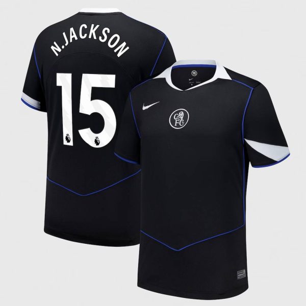 Chelsea Stores – Best Selection of chelsea nike third stadium shirt 2025-26 with n.jackson 15 printing Chelsea Gear