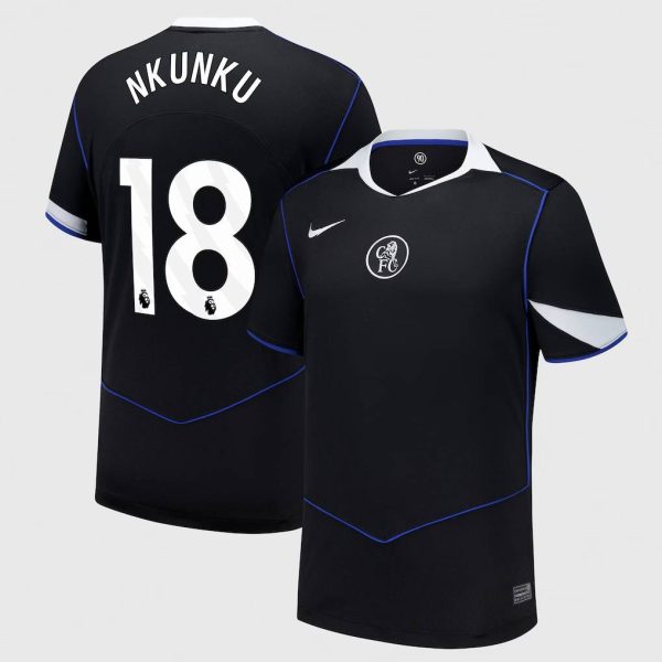 Chelsea Stores – Best Selection of chelsea nike third stadium shirt 2025-26 with nkunku 18 printing Chelsea Gear