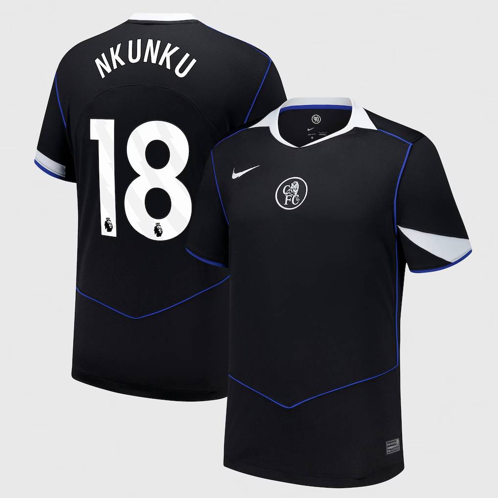 Chelsea Stores – Best Selection of chelsea nike third stadium shirt 2025-26 with nkunku 18 printing Chelsea Gear