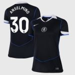 Chelsea Stores – Best Selection of chelsea nike third stadium shirt 2025-26 – womens with anselmino 30 printing Chelsea Gear