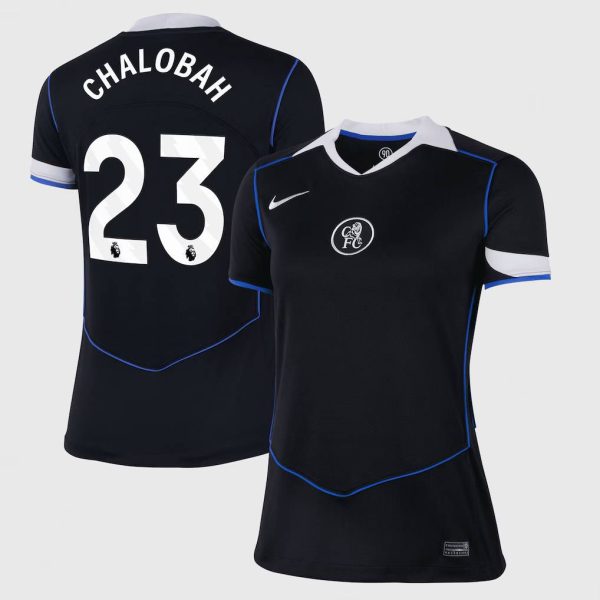 Chelsea Stores – Best Selection of chelsea nike third stadium shirt 2025-26 – womens with chalobah 23 printing Chelsea Gear