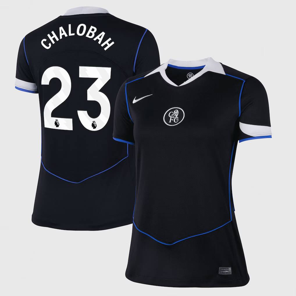 Chelsea Stores – Best Selection of chelsea nike third stadium shirt 2025-26 – womens with chalobah 23 printing Chelsea Gear