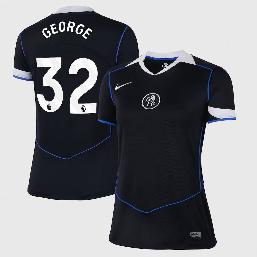 Chelsea Stores – Best Selection of chelsea nike third stadium shirt 2025-26 – womens with george 32 printing Chelsea Gear