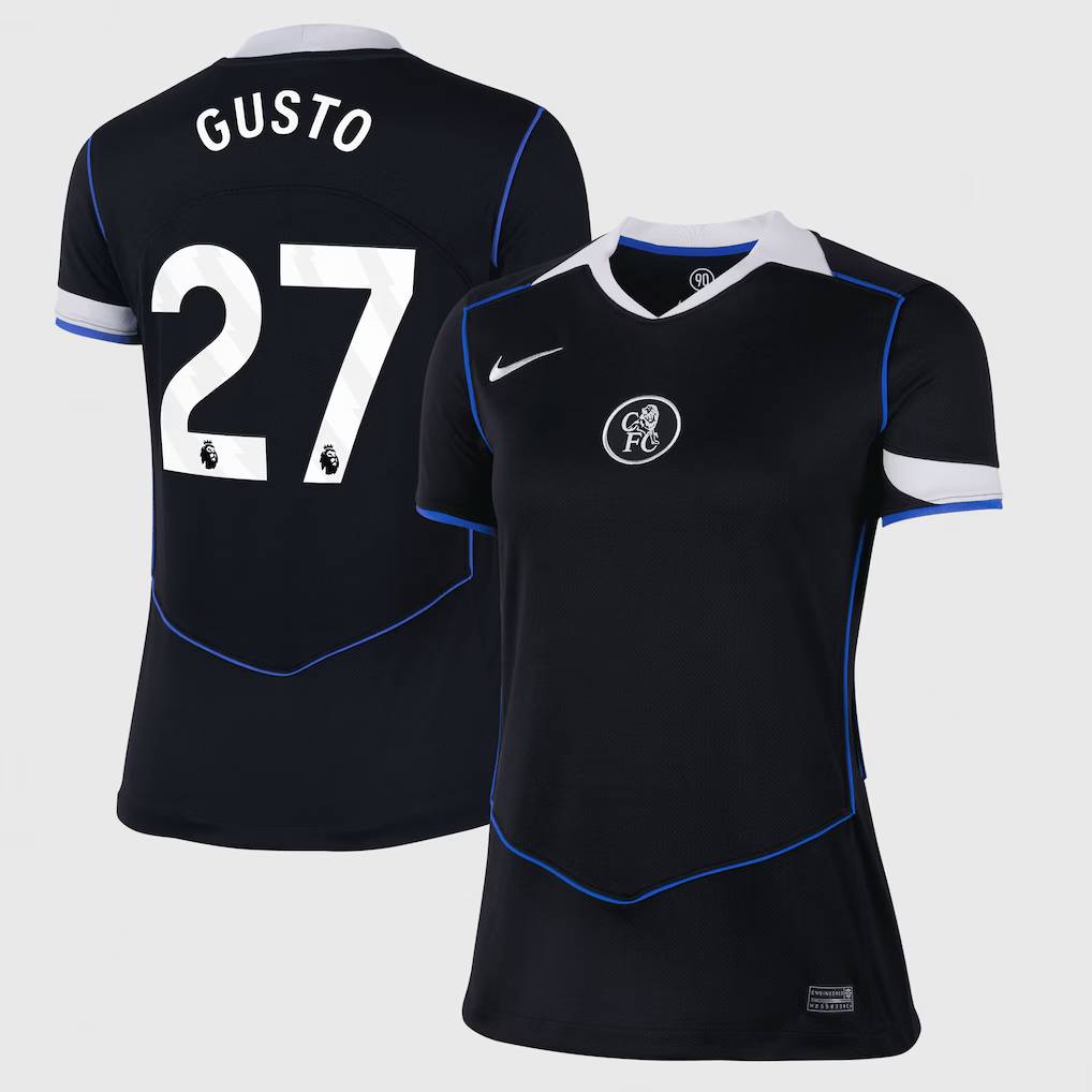 Chelsea Stores – Best Selection of chelsea nike third stadium shirt 2025-26 – womens with gusto 27 printing Chelsea Gear
