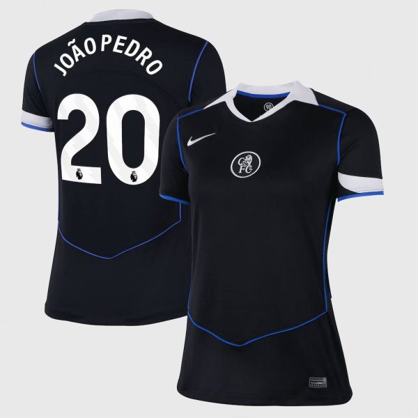 Chelsea Stores – Best Selection of chelsea nike third stadium shirt 2025-26 – womens with joão pedro 20 printing Chelsea Gear