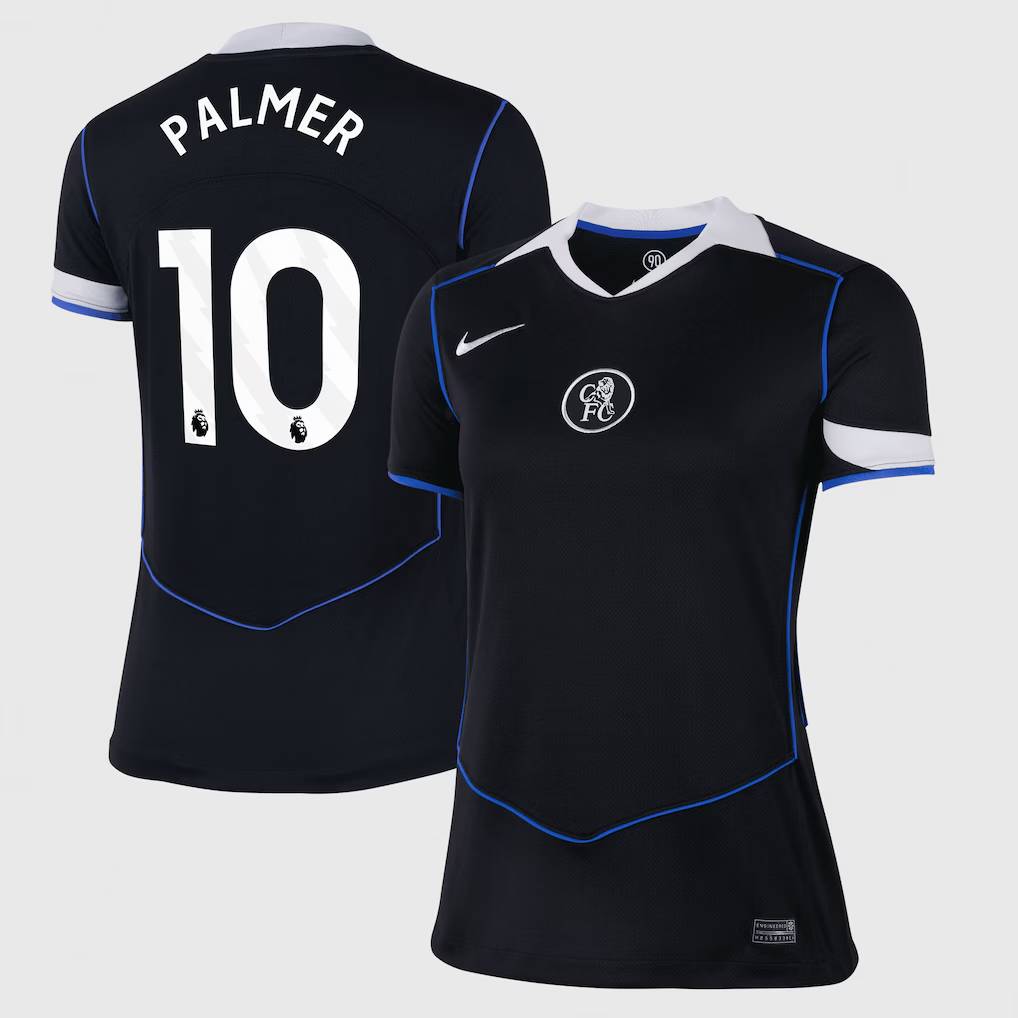 Chelsea Stores – Best Selection of chelsea nike third stadium shirt 2025-26 – womens with palmer 10 printing Chelsea Gear