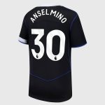 Chelsea Stores – Best Selection of chelsea nike third stadium shirt 2025-26 – youth with anselmino 30 printing Chelsea Gear