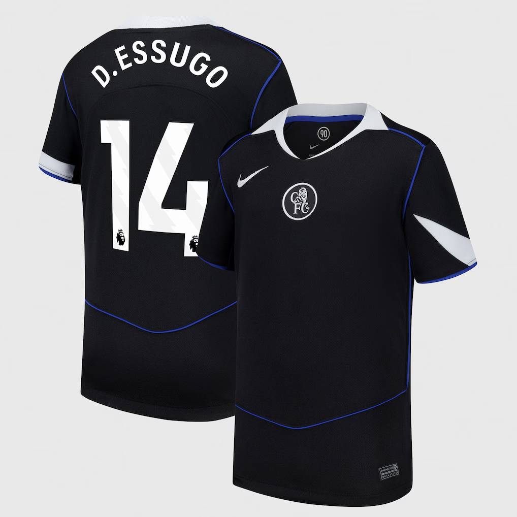 Chelsea Stores – Best Selection of chelsea nike third stadium shirt 2025-26 – youth with d.essugo 14 printing Chelsea Gear