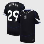 Chelsea Stores – Best Selection of chelsea nike third stadium shirt 2025-26 – youth with fofana 29 printing Chelsea Gear