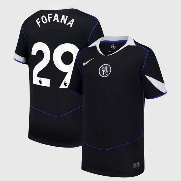 Chelsea Stores – Best Selection of chelsea nike third stadium shirt 2025-26 – youth with fofana 29 printing Chelsea Gear