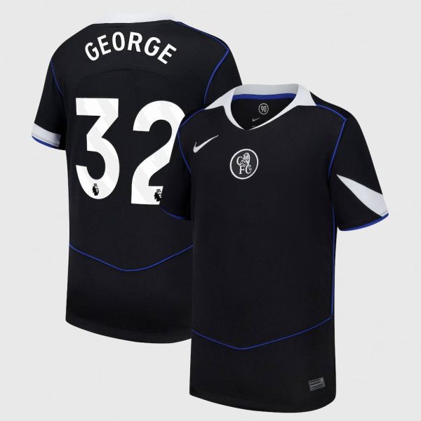 Chelsea Stores – Best Selection of chelsea nike third stadium shirt 2025-26 – youth with george 32 printing Chelsea Gear