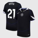 Chelsea Stores – Best Selection of chelsea nike third stadium shirt 2025-26 – youth with hato 21 printing Chelsea Gear